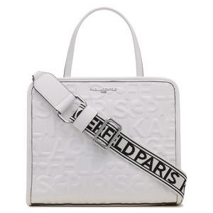 Paris Maybelle Satchel, White/Silver Logo Legacy >:)